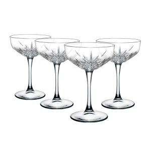 Set de 4 Copas Vidrio Champagne Timeless 250cc Pasabahce