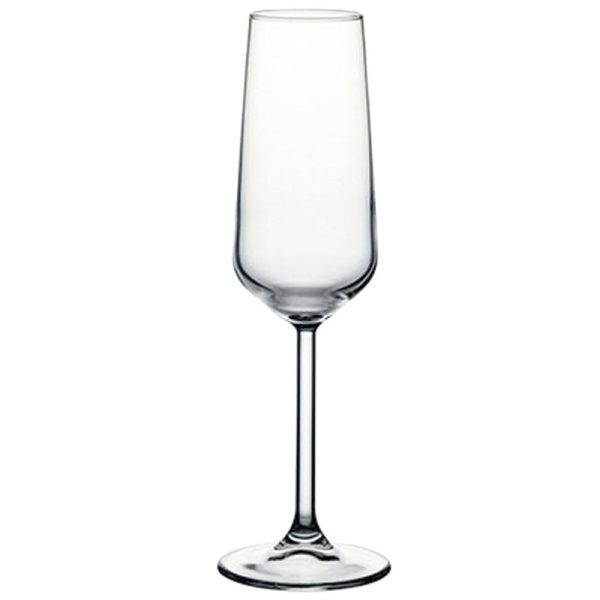 Set de 6 Copas Vidrio Flauta 195cc