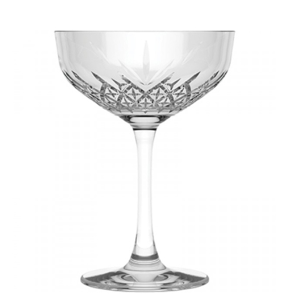 SET DE 8 COPAS VIDRIO CHAMPAGNE TIMELESS 250CC