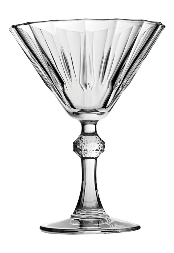 Set De 6 Copas De Vidrio Martini Diamond 238cc