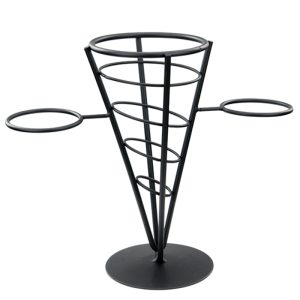 Soporte de Alambre en Cono para Papas Fritas