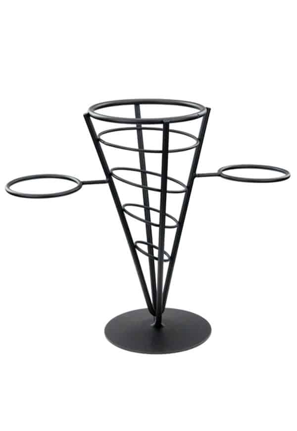 Soporte de Alambre en Cono para Papas Fritas