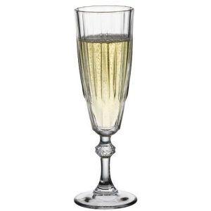 Set de 6 Copas Vidrio Flauta Diamond 170ml Pasabahce