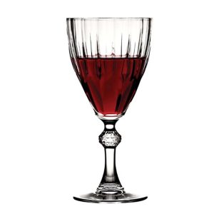 Set de 6 Copas Vidrio Diamond 245ml Pasabahce