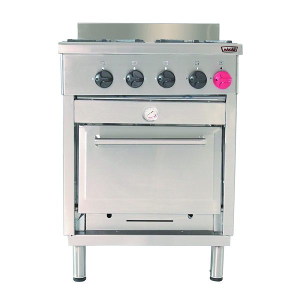 Cocina Industrial Maigas 4 Platos con Horno - Imagen 2