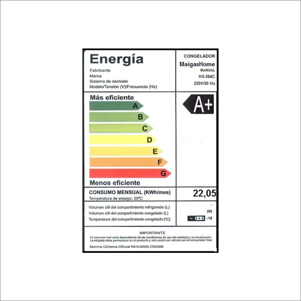 Congelador Dual 295Lts. HS-384C - Imagen 6