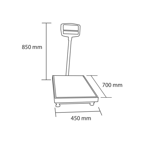 Balanza Electrónica 300Kg - Imagen 5