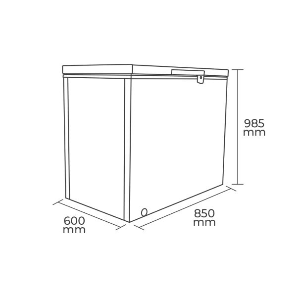 Congelador dual 249L Maigas tapa dura - Imagen 6