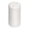 Pimentero Recto de Porcelana Blanco 8 cm.