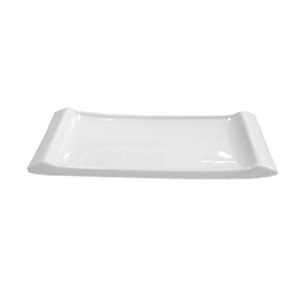 Plato Bandeja Sushi Porcelana Blanco 20 cm.