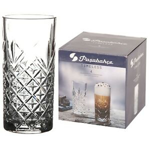 Set de 4 Vasos Vidrio Alto Timeless 300cc Pasabahce