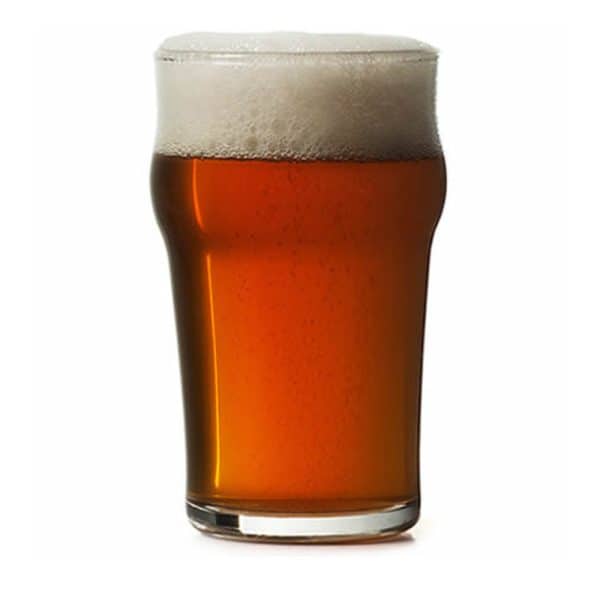 Set de 6 Vasos de Vidrio Beer Templado Nonic 570cc.