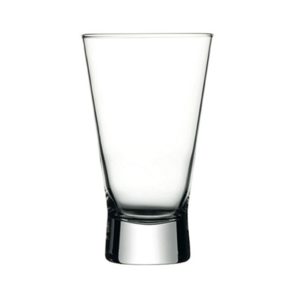 Set de 12 vasos de vidrio alto 390 cc Petra Pasabahce.