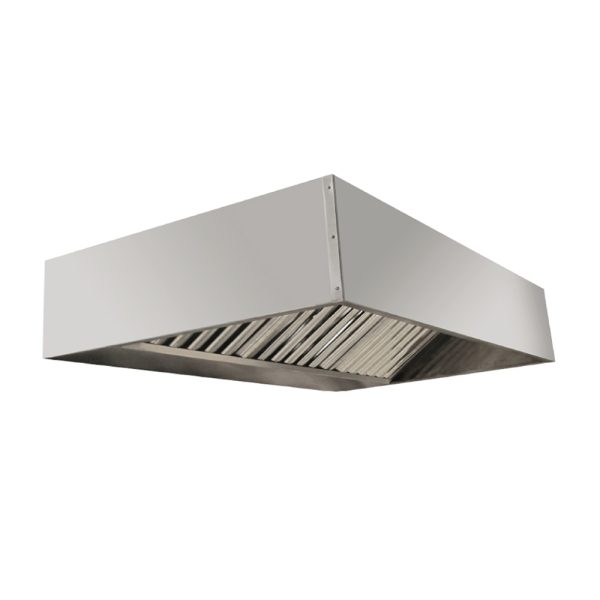 Campana Mural de Acero Inoxidable 1500x1000x350mm
