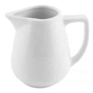 Lechero Con Asa De Porcelana Blanco 50cc