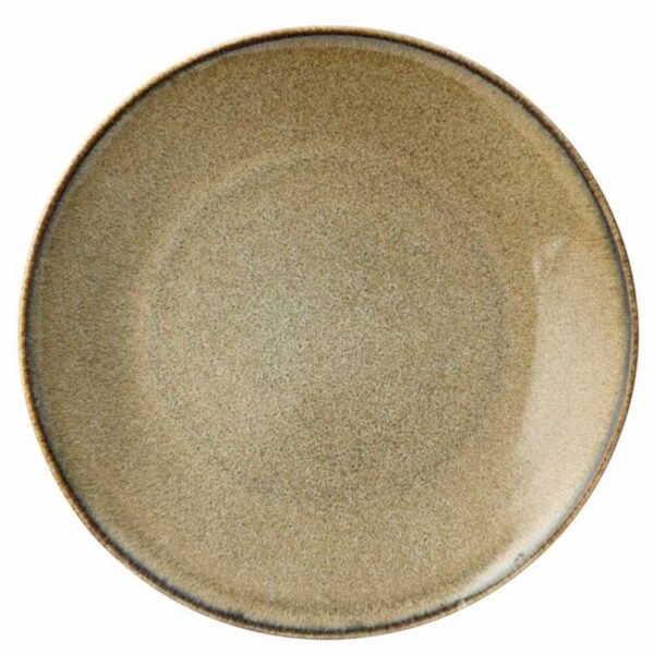 Plato Redondo Porcelana Liquen 25 cm