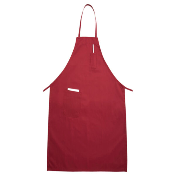 Pechera Color Rojo con Bolsillo 84x66 cm Winco