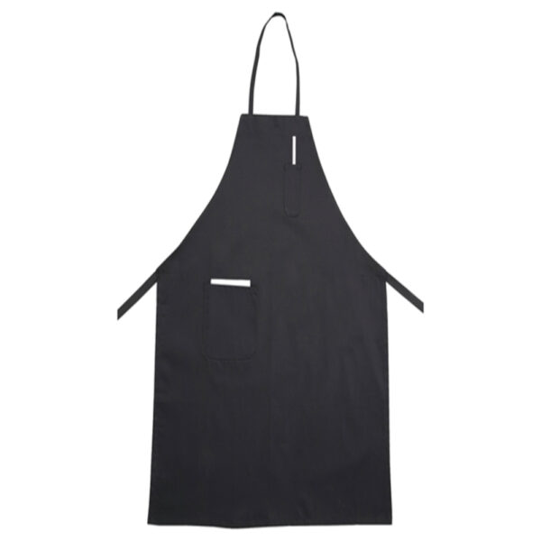 Pechera Color Negro con Bolsillo 84x66 cm Winco