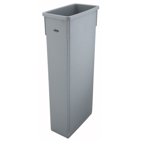 Basurero Plástico Gris 87 Lts Winco