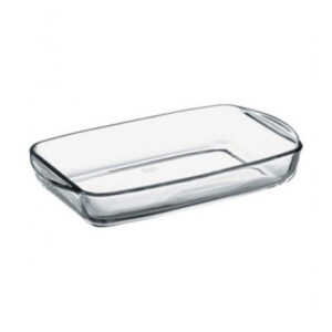 Asadera de Vidrio Rectangular 30x20x7cm Pasabahce