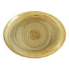 Plato Ovalado Porcelana Garnet 21cm