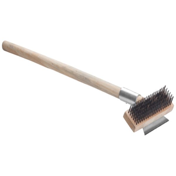 Cepillo de Alambre Heavy Duty para Horno de Pizza 30cm Winco