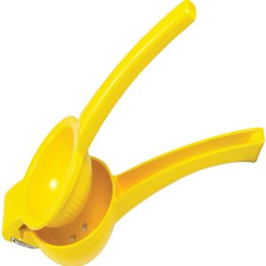 Exprimidor de Aluminio Color Amarillo 21 cm Winco