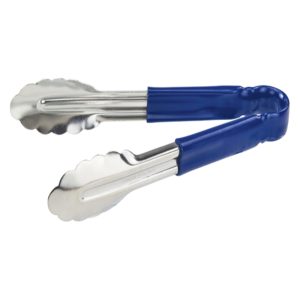 Tenaza Inoxidable Mango Azul 23cm Winco