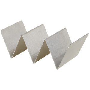 Soporte para Tacos 2-3 Compartimentos de Acero Inoxidable Winco