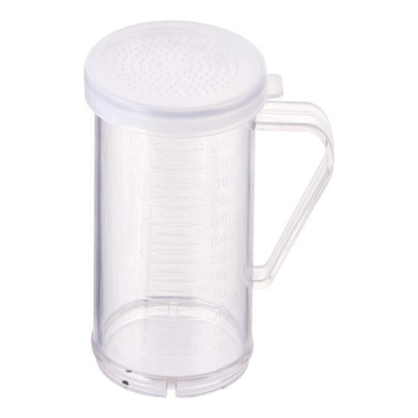 Set Empolvador Plástico con 3 Tapas 10 oz Winco