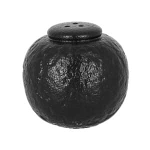 Set de Saleros de Porcelana Negro Rock