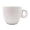 Set de Tazas de Té de Porcelana Blancos Redondos 220 cc