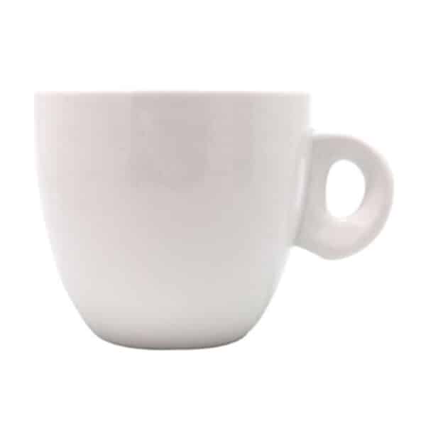 Set de Tazas de Té de Porcelana Blancos Redondos 220 cc