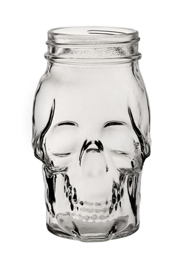 Vaso Vidrio Bajo Skull 500cc Utopia
