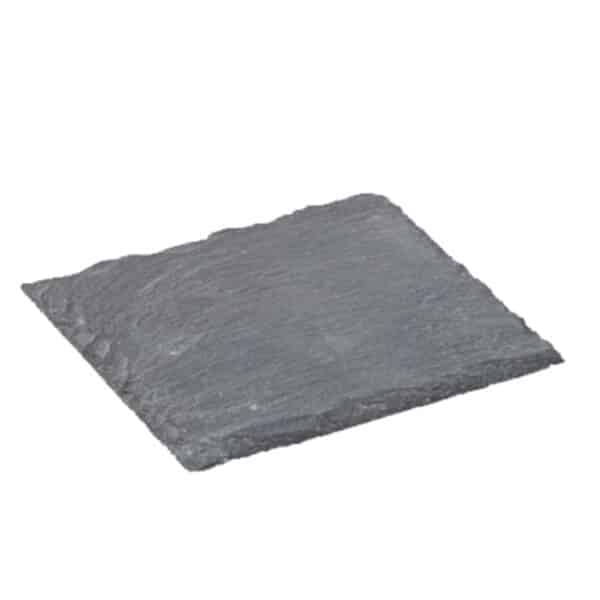 set de 12 platos cuadrados piedra pizarra 10cm