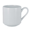Set de 12 Tazas de Porcelana Blanca 23cc