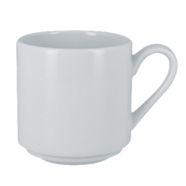 Set de 12 Tazas de Porcelana Blanca 23cc