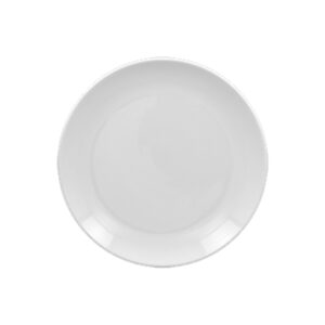 Set de 24 Platos Redondos Porcelana Blanca 24 cm Orion RAK