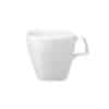 Set de 24 Tazas de Café de Porcelana Blancas Cuadradas 80cc – Star Round | HorecaStore