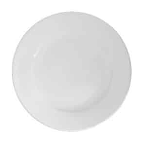 Plato Base De Porcelana Blanco 30cm Star Round – Elegancia y Durabilidad