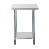 Mesón acero inoxidable central 60x60x85 - horecastore